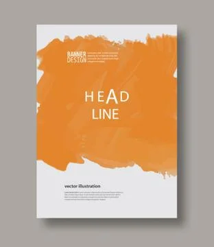 Paint abstract design. Stock Illustration