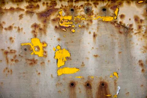 Paint and rust patterns Stock Photos