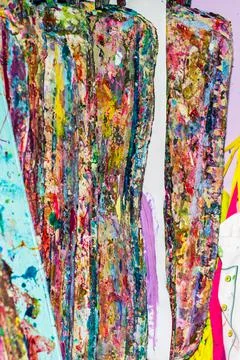 Paint background for tittle. Fotos de archivo