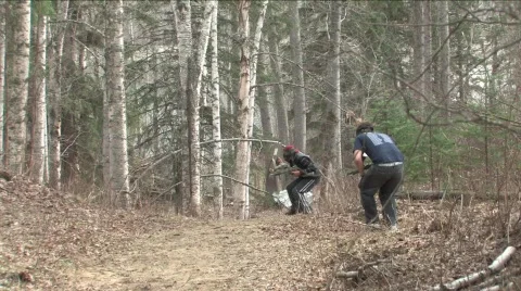 Paint Ball Game Stock Footage 119393