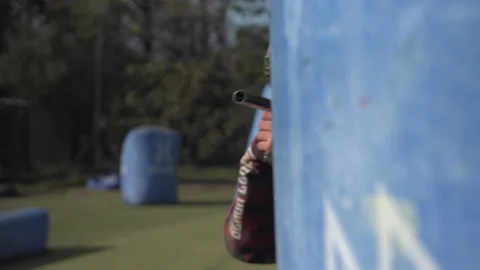 Paint ball - game Stock Footage 217378921
