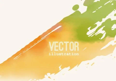 Paint banner. Brush stroke. Stock Illustration