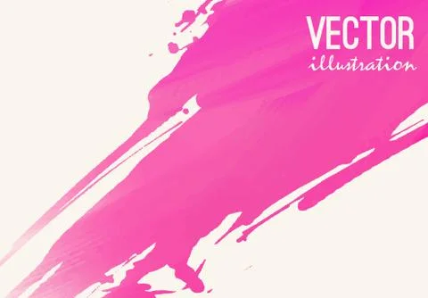 Paint banner. Brush stroke. Stock Illustration