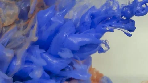 Paint being poured into water Stock Footage 157367042