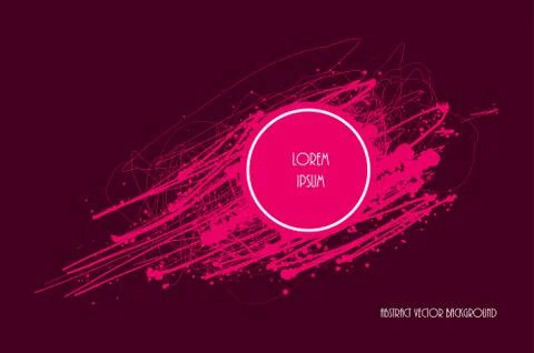 Paint blob grunge design Stock Illustration