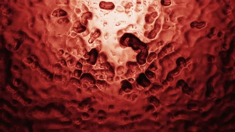 Paint boils and changes shape Stock-Footage 134941529