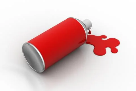 Paint bottle Free Stock Illustration