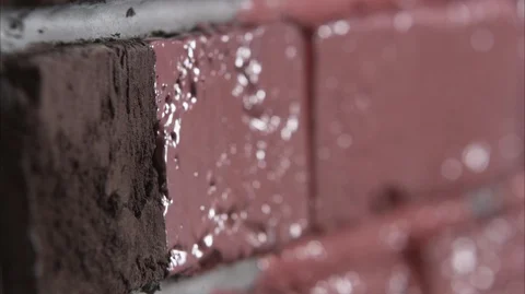 Paint a brick wall 스톡 동영상 112106598