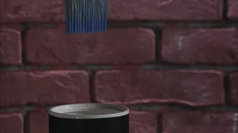 Paint a brick wall Video stock 112106709
