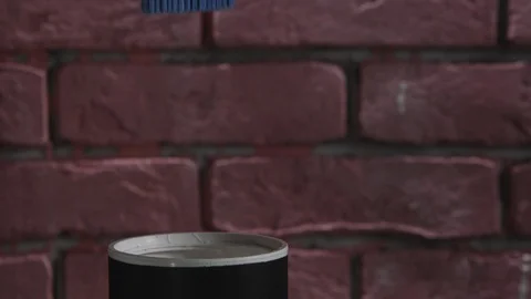 Paint a brick wall Stock-Footage 112128981