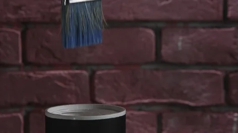 Paint a brick wall Stock-Footage 112129159