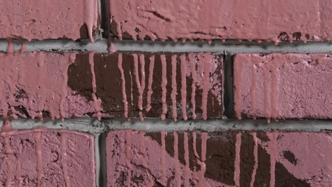 Paint a brick wall 스톡 동영상 112129884