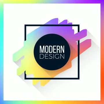 Paint brush bstract shape background Stock Illustration