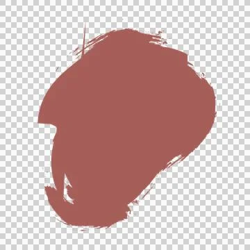 Paint Brush Circular Black Stroke Shape mark abstract Stock Illustration