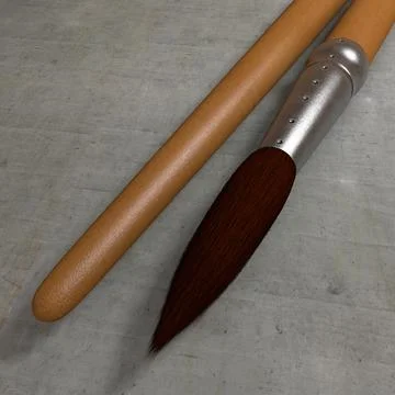 Paint Brush Classic 3D Model