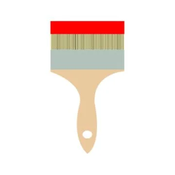 Paint brush color Stock Illustration