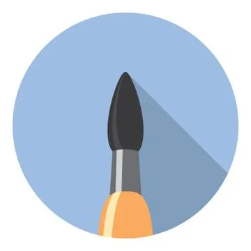 Paint Brush Creative Tool Stock Illustration