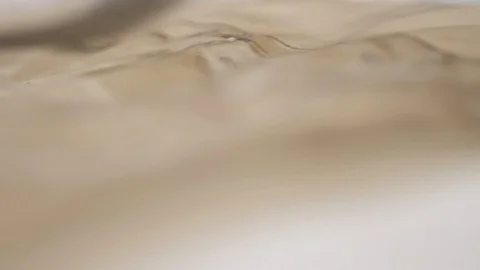 Paint brush draw ancient map with light beige watercolor, close-up 스톡 동영상 94766671