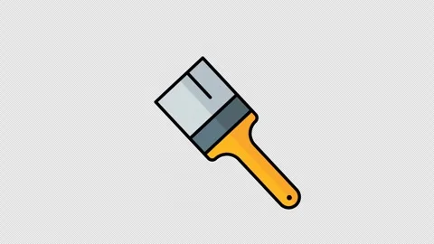 Paint Brush Stock Footage 287170572