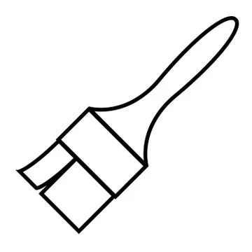 Paint brush icon Stock Illustration