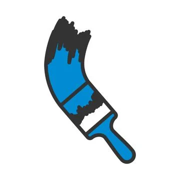 Paint Brush Icon Stock Illustration