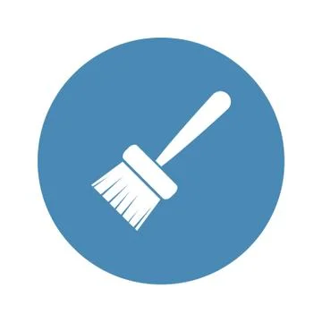 Paint Brush Icon Vector flat design style Stock Illustration