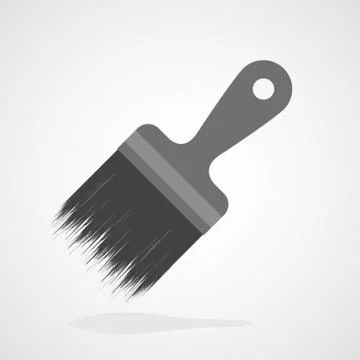Paint brush icon. Vector illustration Stock Illustration