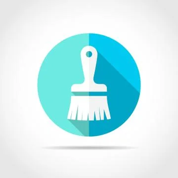 Paint brush icon. Vector illustration. Illustrazione stock