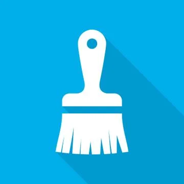 Paint brush icon. Vector illustration. Stock Illustration