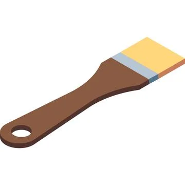 Paint brush icon, vector painter tool symbol Stock Illustration