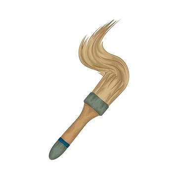 Paint Brush Illustration Illustrazione stock