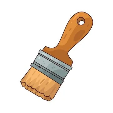 Paint brush illustration Stock Illustration