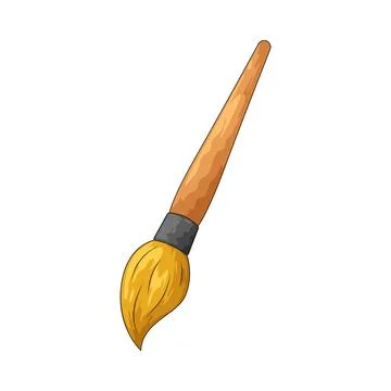 Paint brush illustration Illustration