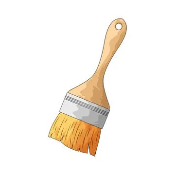 Paint brush illustration Stock Illustration