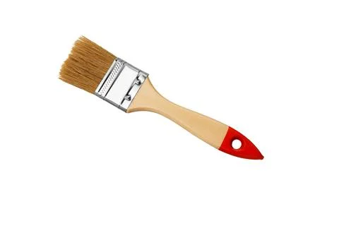 Paint brush isolated. Stock Photos