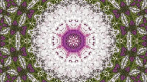 Paint Brush Kaleidoscope Stock Illustration