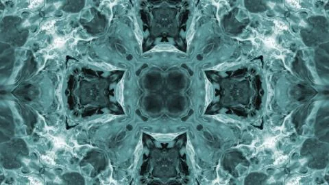 Paint Brush Kaleidoscope Stock Illustration