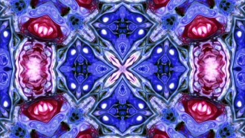 Paint Brush Kaleidoscope 库存插图