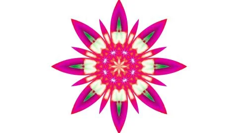 Paint Brush Kaleidoscope 库存插图