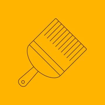 Paint brush line icon Stock Illustration