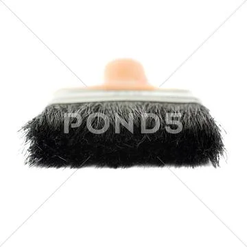 Paint brush over isolated white background Stock Photos
