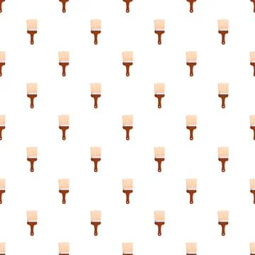 Paint brush pattern creating seamless decorative background 스톡 일러스트