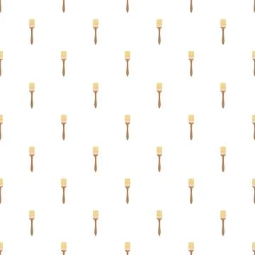 Paint brush pattern for painting and renovation projects Stock Illustration