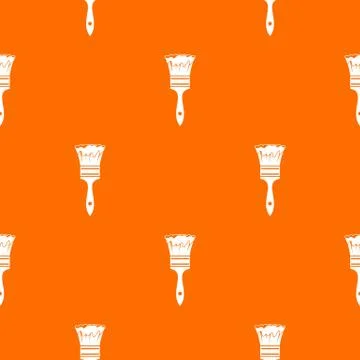 Paint brush pattern seamless Illustrazione stock