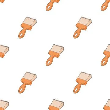 Paint brush pattern seamless vector Stock Illustration