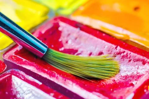 Paint brush Stock Photos