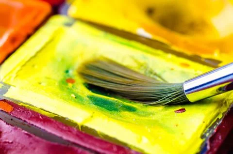 Paint brush Stock Photos