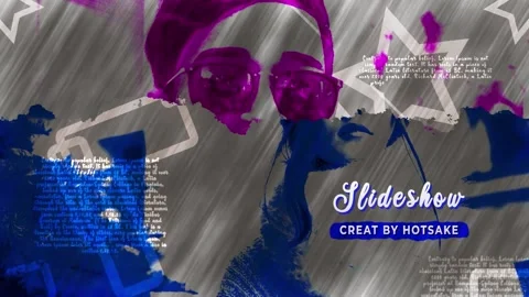 Paint Brush Slideshow Stock After Effects