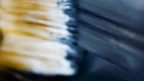 Paint Brush Stroke Extreme Close Up high Detail Stock Footage 103380139