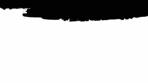 Paint Brush Stroke Frame Intro Background Video stock 130725912